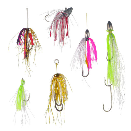 Dekoi Krystal Flash Lure Skirts, White Gold - Image 2