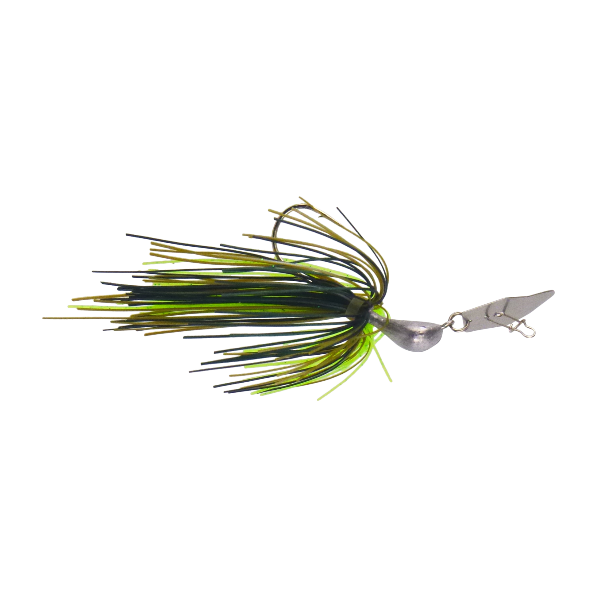 Dekoi 7gm Bladed Swim Jig, Chatterbait, Tree Frog, 2 pack
