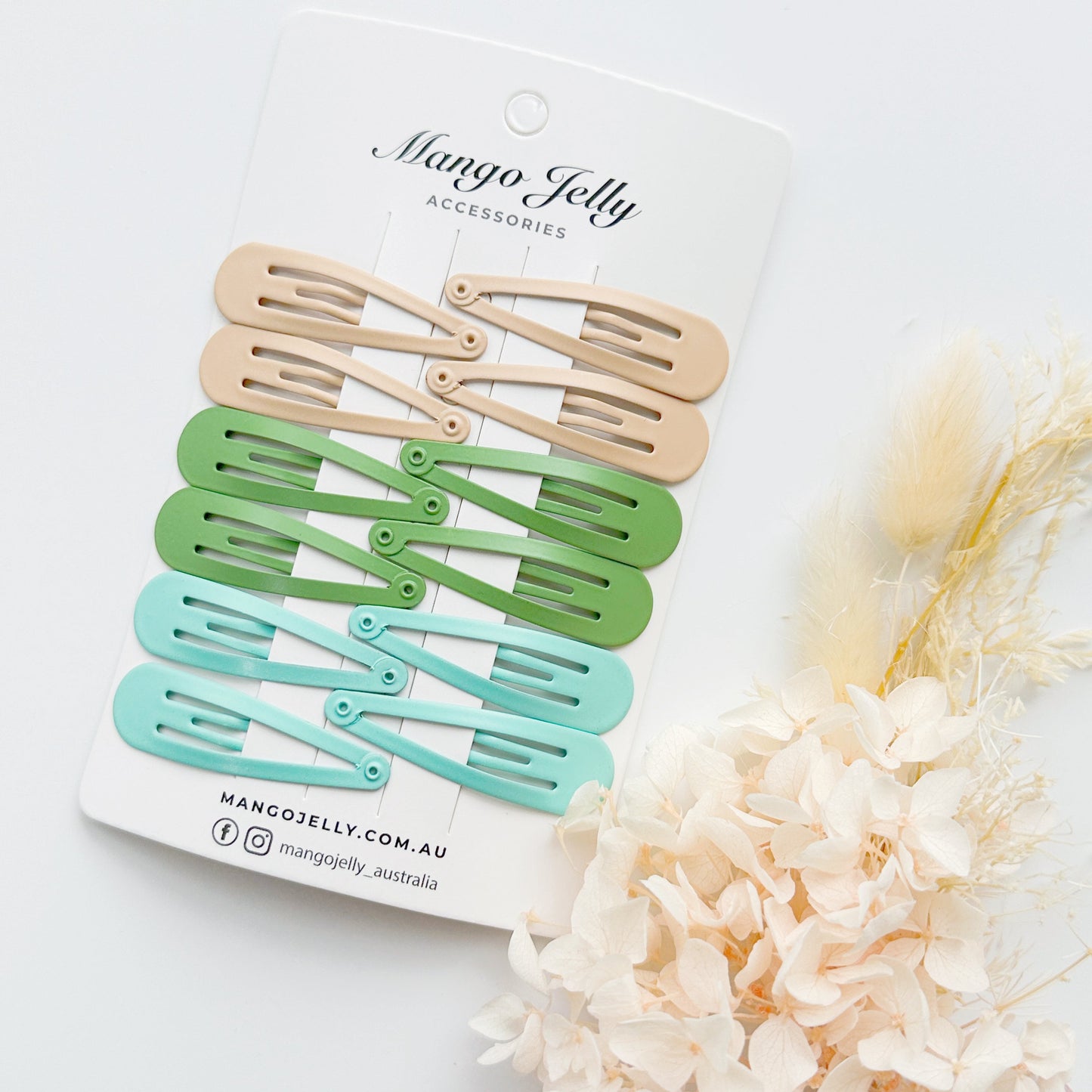 Essential Snap Hair clips - Fresh - 6 Pieces - Image 2