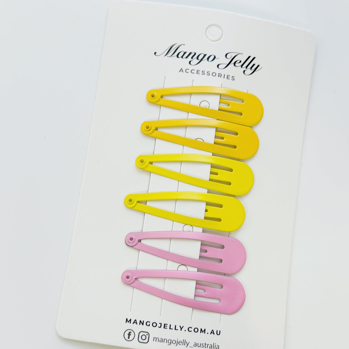 Essential Snap Hair clips - Lemon - 12 Pieces - Image 6