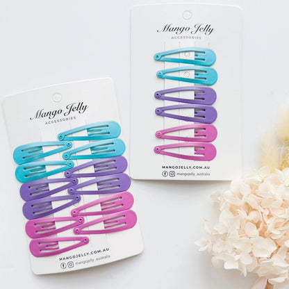 Essential Snap Hair clips - MAGIC - 12 Pieces