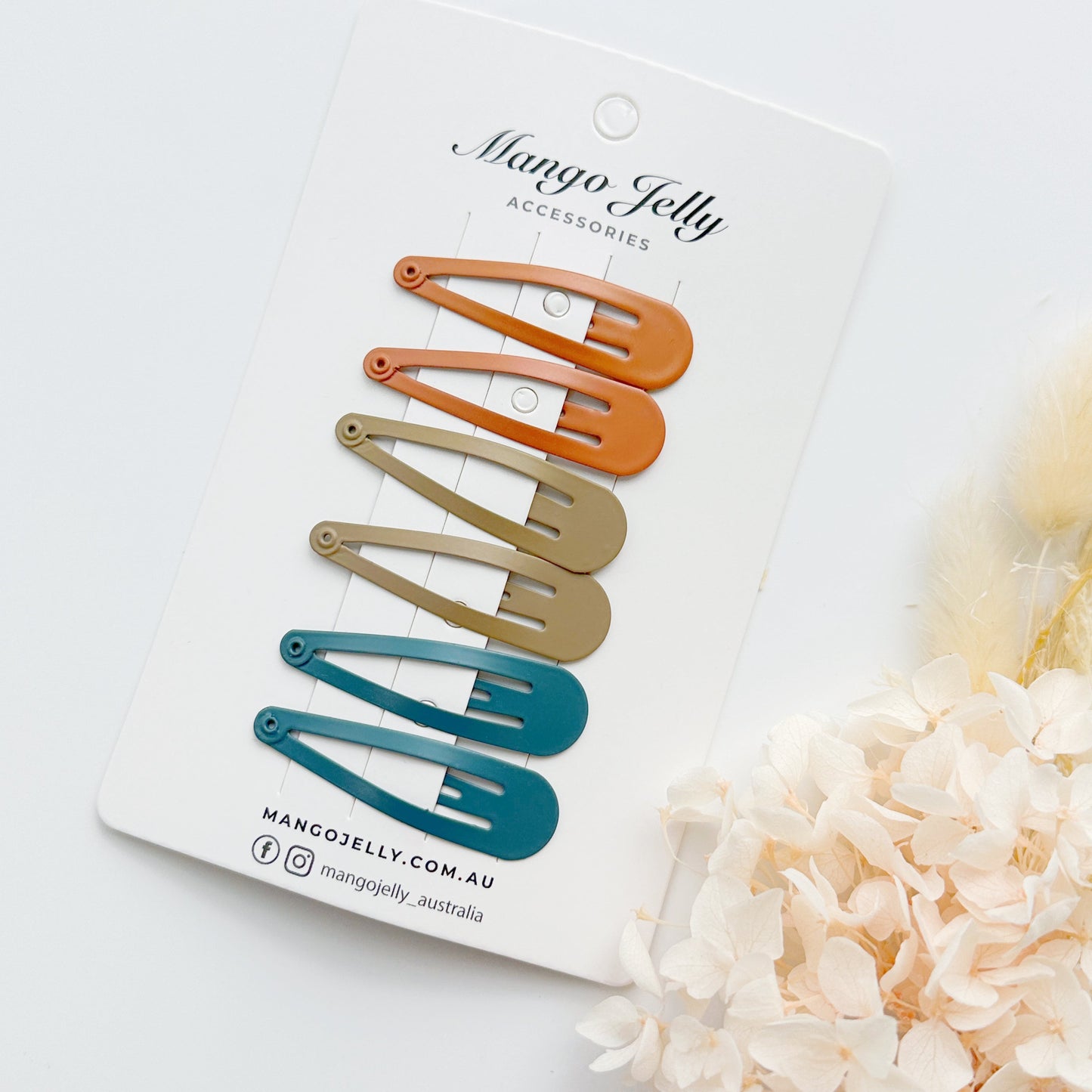 Essential Snap Hair clips - Natural - 12 Pieces - Image 3