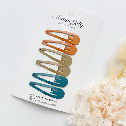 Essential Snap Hair clips - Natural - 12 Pieces - Image 3