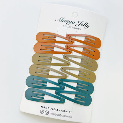 Essential Snap Hair clips - Natural - 12 Pieces - Image 7