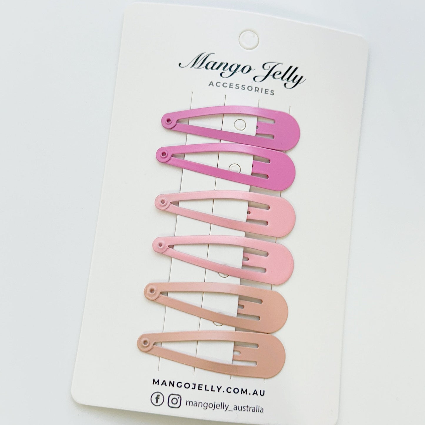 Essential Snap Hair clips - Pink - 12 Pieces - Image 6