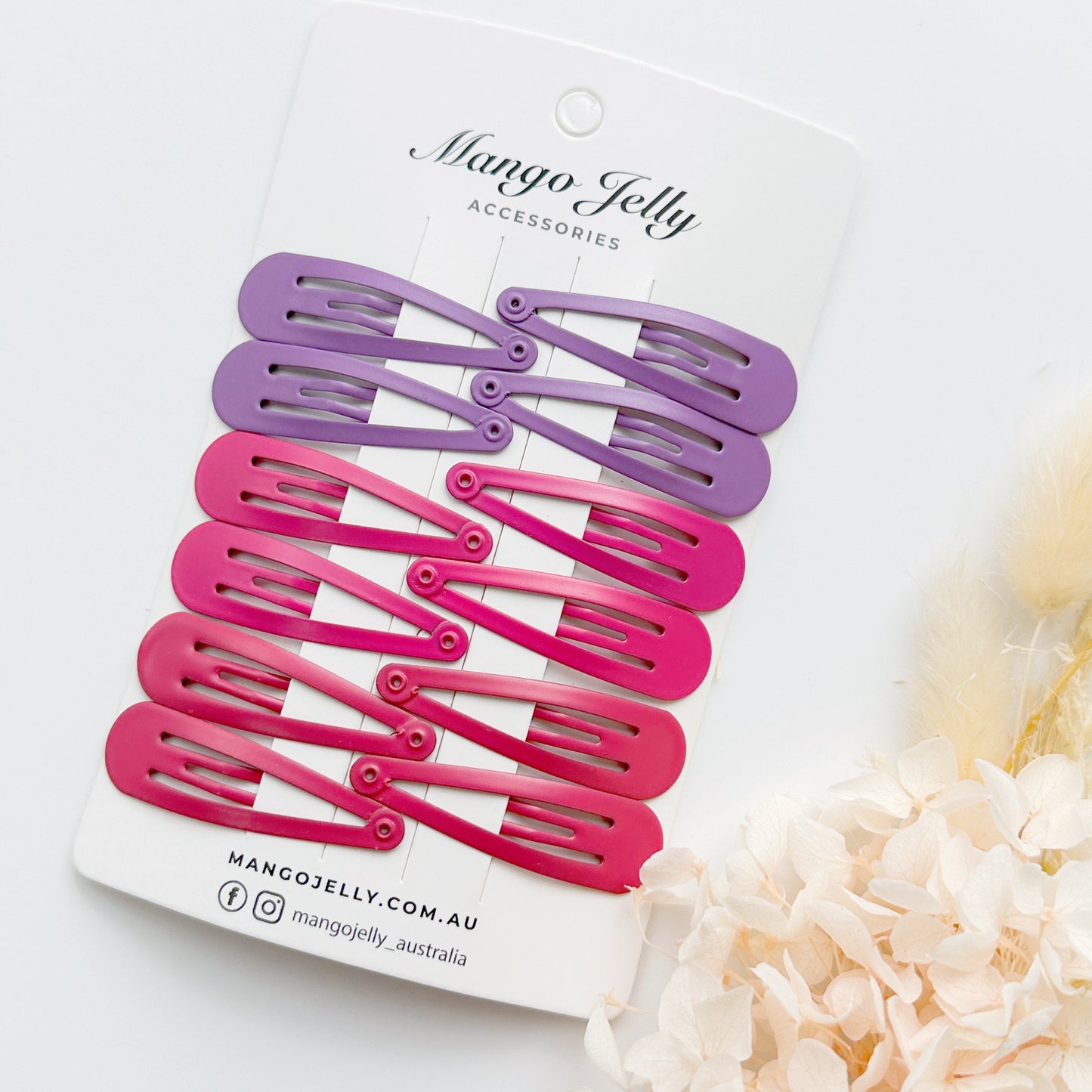 Essential Snap Hair clips - Rosie - 12 Pieces - Image 2