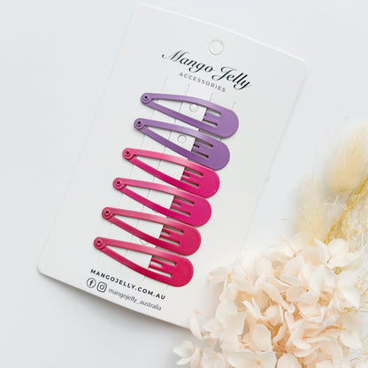 Essential Snap Hair clips - Rosie - 12 Pieces - Image 3