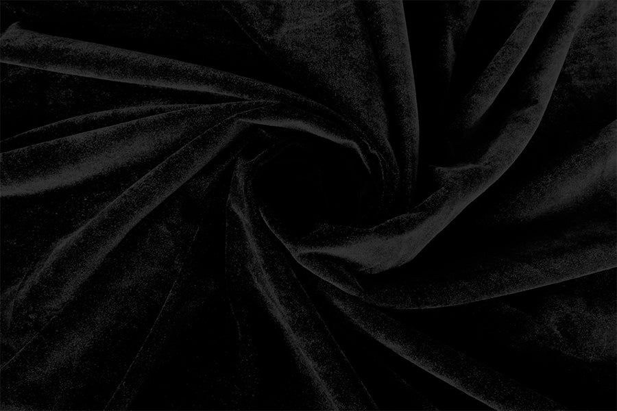 Large Thick Faux Mink Velvet Curtains Blockout 550x 230cm+Hook Pinch Pleat Black - Image 5