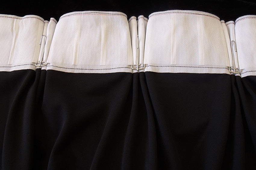 Large Velvet Curtains Black 600x230cm with 4m blockout+30 Hook, Pinch Pleat - Image 8