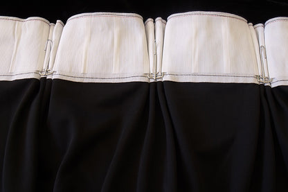 Large Velvet Curtains Black 600x230cm with 4m blockout+30 Hook, Pinch Pleat - Image 8