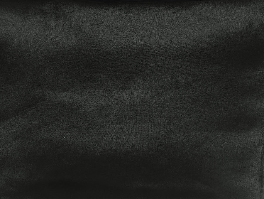 Sheer Voile Curtains 548cm wide 230cm Drop+30 Hooks Pinch Pleat New, Black - Image 2