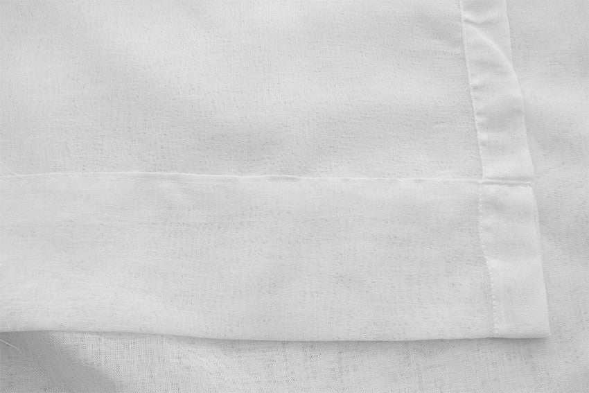 2 Sheer Voile Curtains 530cm wide 230cm long + 30 Hooks New - Image 3