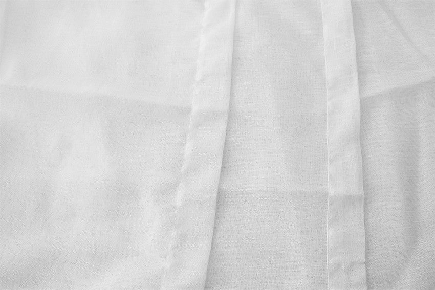 2 Long drop Sheer Voile Curtains 580cm wide 270cm long+30 Hooks Pinch Pleat New - Image 5