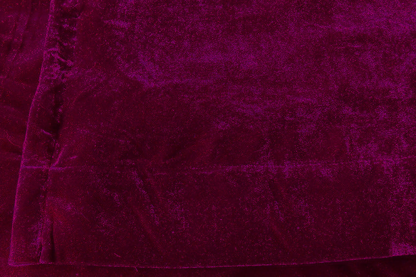 Large Thick Velvet Curtains 590x230cm with full liner 30 hooks Burgundy New - Image 4