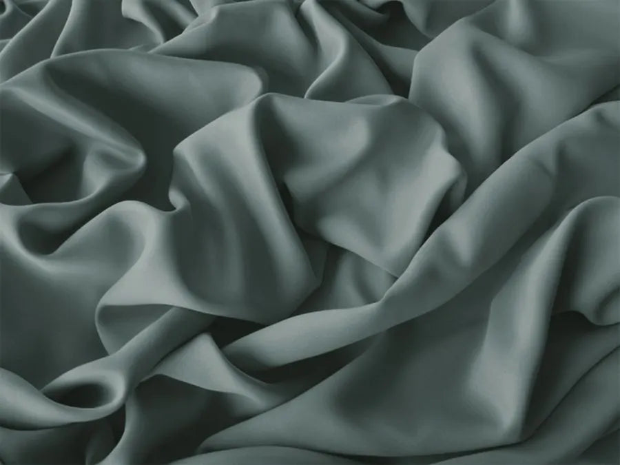Blockout Curtains 260x160cm PINCH PLEAT+ Hooks High Level Fabric Grey Blue - Image 3