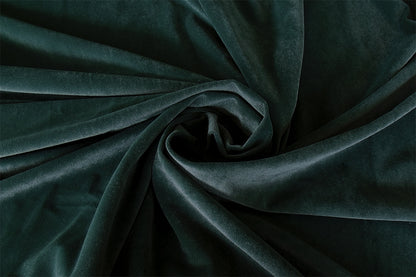 Large Thick Faux Mink Velvet Curtains 540x 230cm+30 Hooks Pinch Pleat, Green,New - Image 4