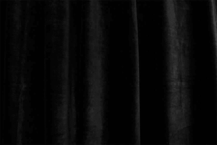 Large Thick Faux Mink Velvet Curtains Blockout 550x 230cm+Hook Pinch Pleat Black - Image 3