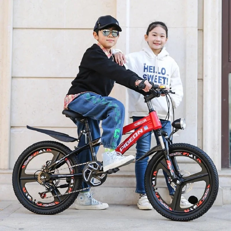 NNEOBA Children's Mountain Bike with Shock Absorption - Image 2