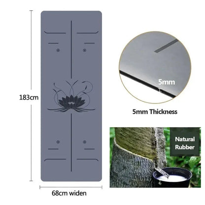 Professional Natural Rubber Yoga Mat - Image 3