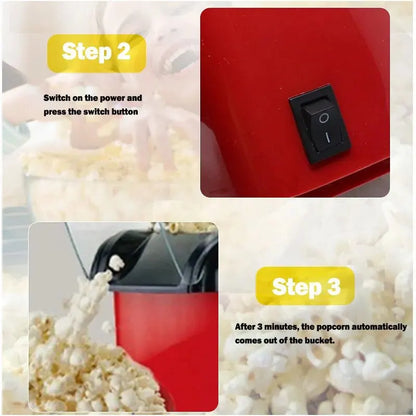 Automatic Hot Air Pop Corn Maker Machine - Image 5