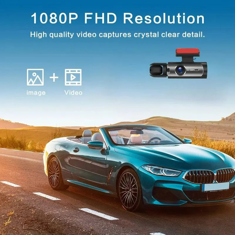 1080P WiFi Dual Lens Dash Cam Front Rear Car DVR - Image 4