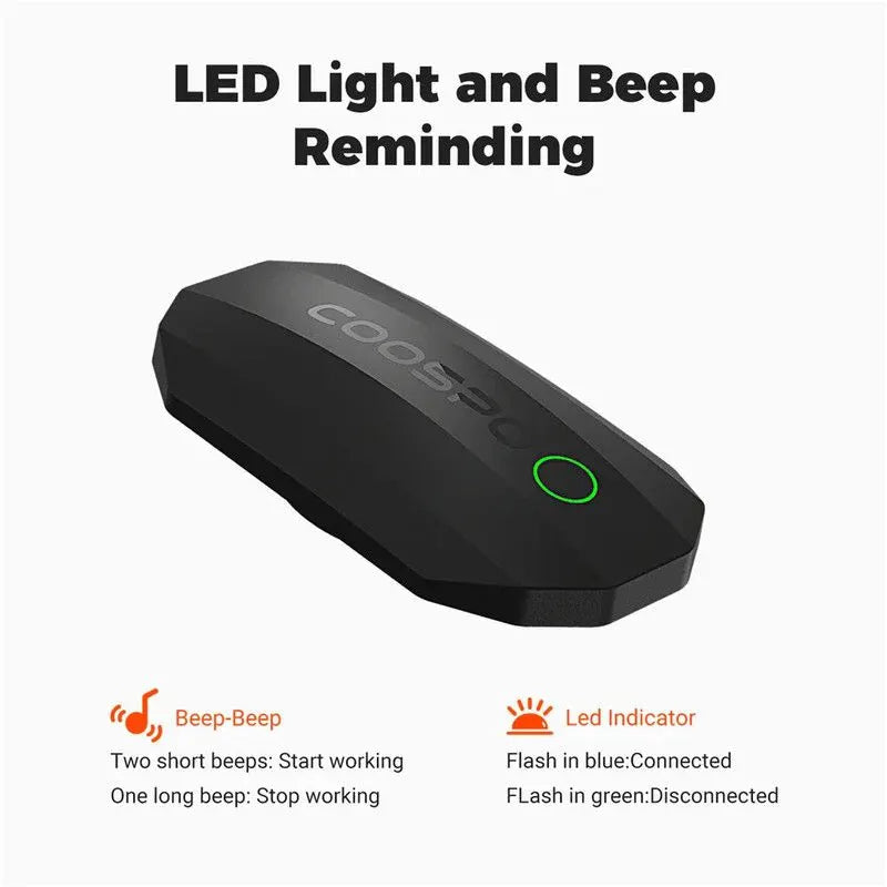 Dual Mode Heart Rate Sensor  ANT+ And Bluetooth Chest Strap Black - Image 5