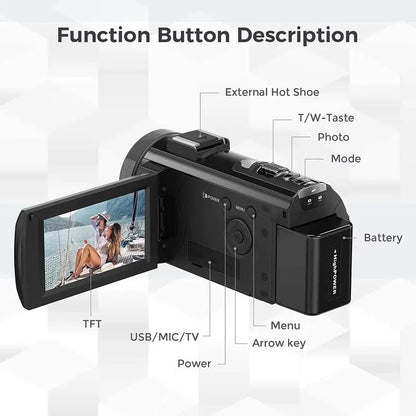 Digital HD Camera with Rotating Screen - Image 6