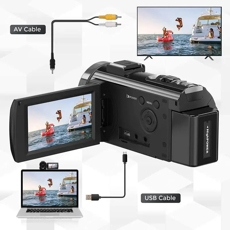 Digital HD Camera with Rotating Screen - Image 7