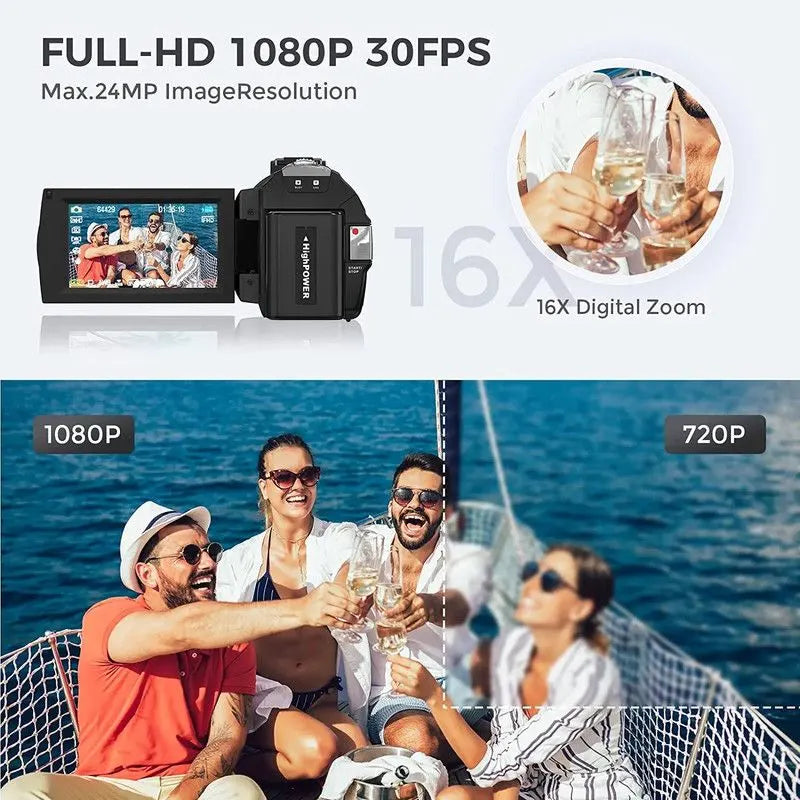 Digital HD Camera with Rotating Screen - Image 8
