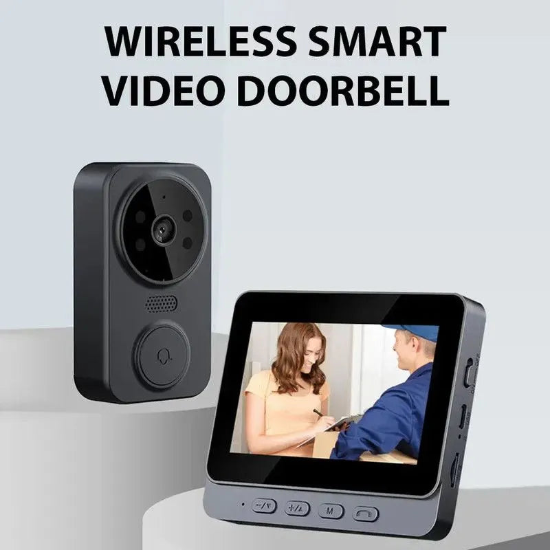 Wireless Visual Intercom Doorbell With Hd Screen - Image 3