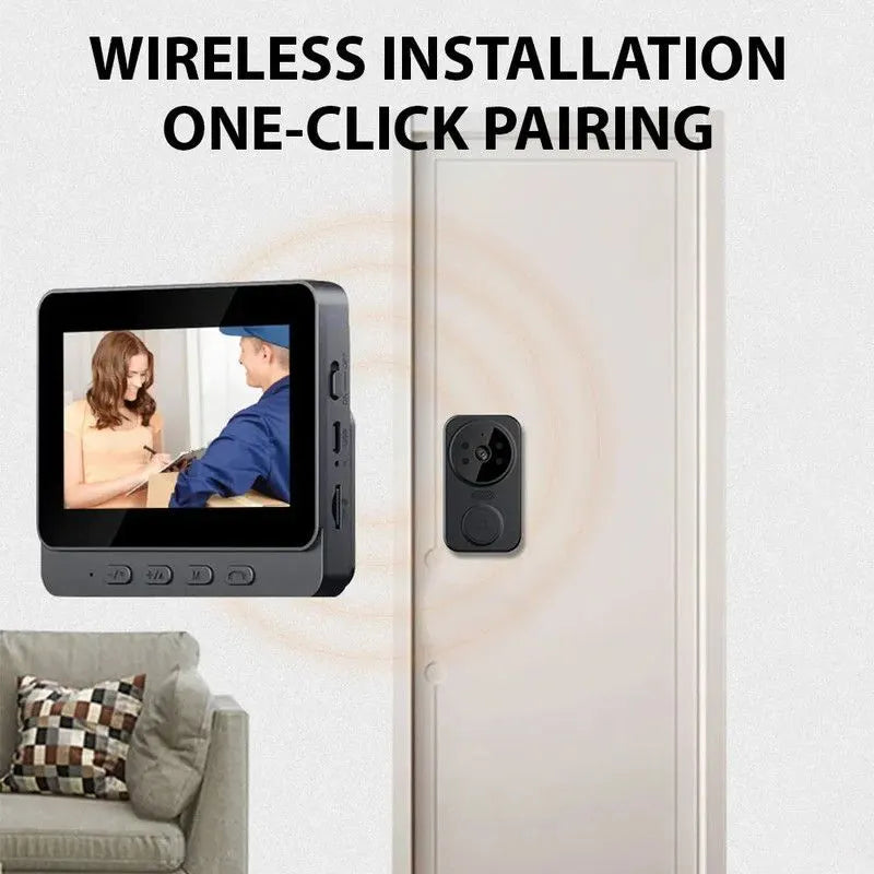 Wireless Visual Intercom Doorbell With Hd Screen - Image 4