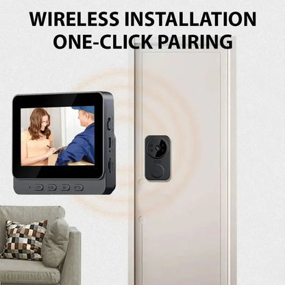 Wireless Visual Intercom Doorbell With Hd Screen - Image 4