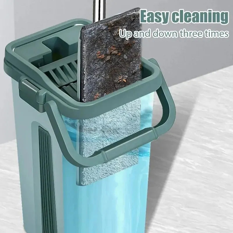 Flat Squeeze Mop & Bucket Set - Image 6