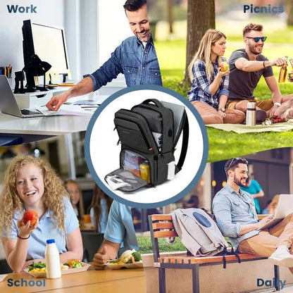 Waterproof Insulated Cooler Backpack Black - Image 3