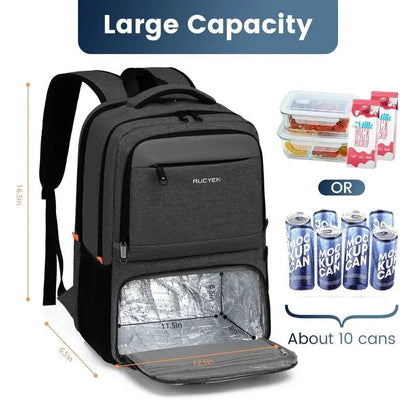 Waterproof Insulated Cooler Backpack Black - Image 6