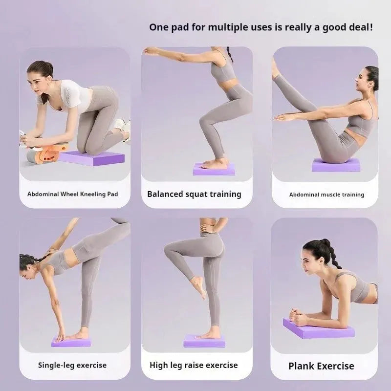 4CM Ultra-Thick NBR Yoga Fitness Support Pad Purple - Image 4