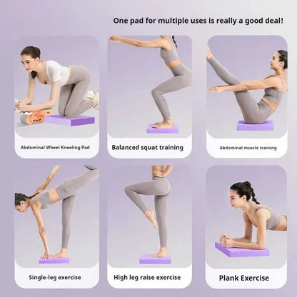 4CM Ultra-Thick NBR Yoga Fitness Support Pad Purple - Image 4