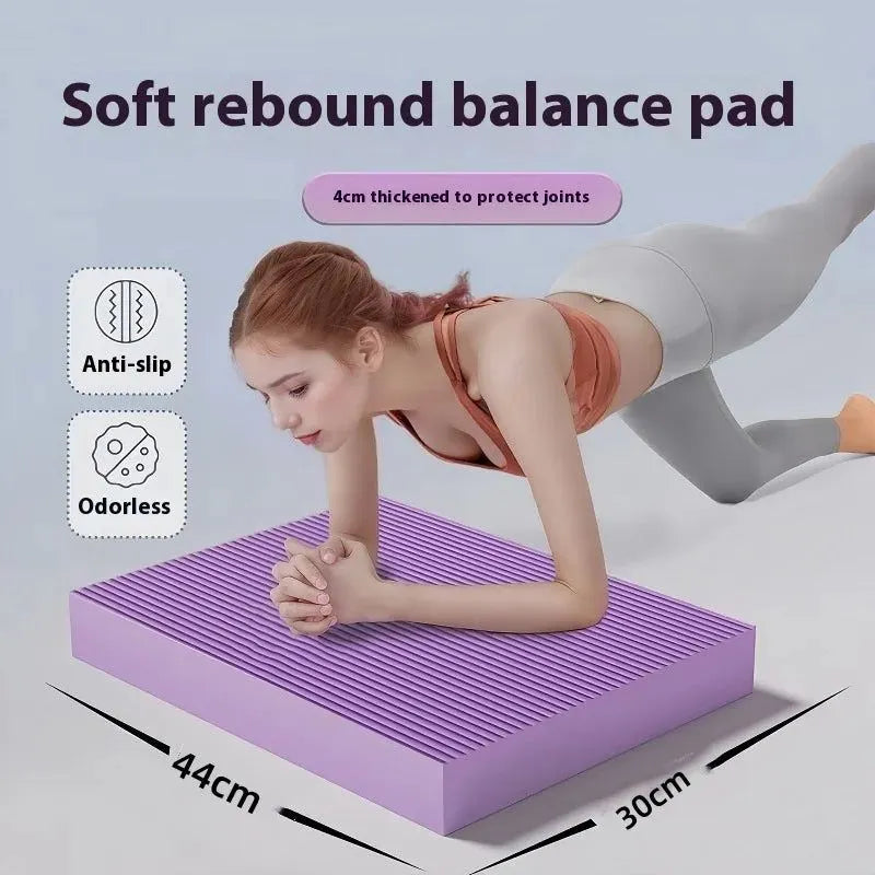 4CM Ultra-Thick NBR Yoga Fitness Support Pad Purple - Image 7