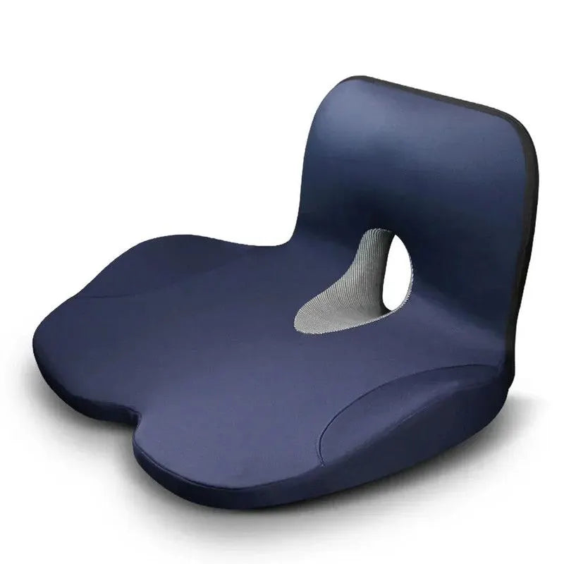 L-Shaped Memory Foam Seat Cushion Ergonomic Hip Lumbar Support - Image 2