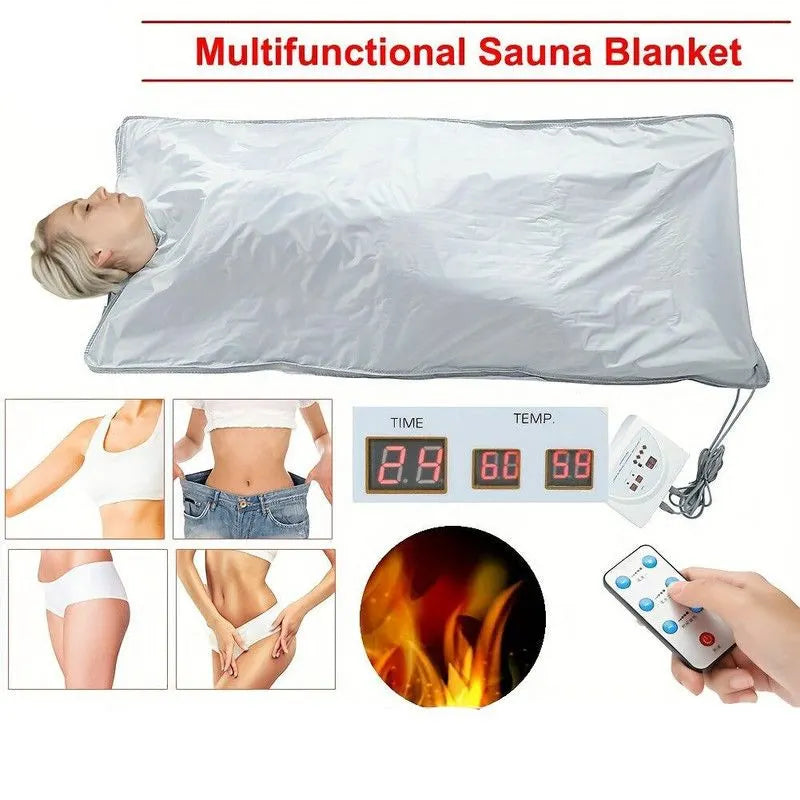 Far Infrared Sauna Blanket For Slimming & Detox(White) - Image 2