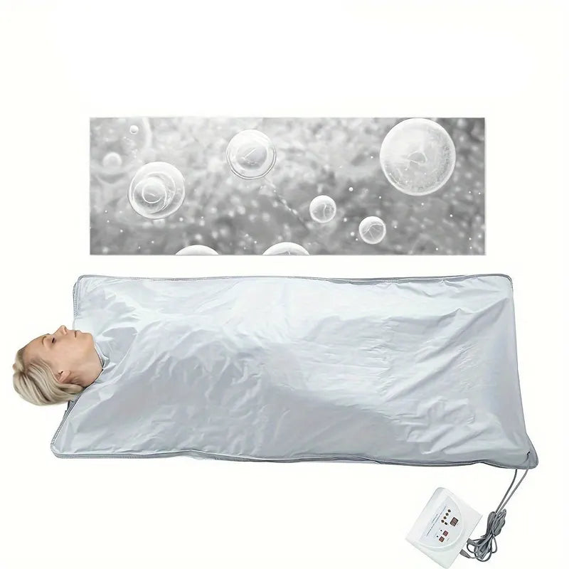 Far Infrared Sauna Blanket For Slimming & Detox(White) - Image 4