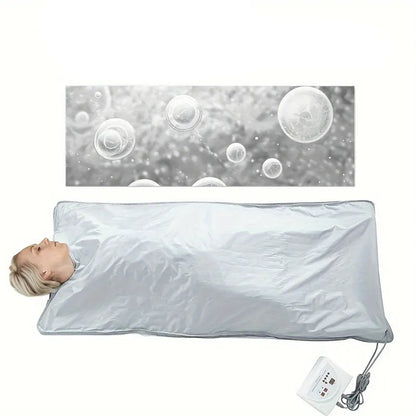Far Infrared Sauna Blanket For Slimming & Detox(White) - Image 4