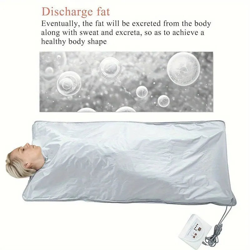 Far Infrared Sauna Blanket For Slimming & Detox(White) - Image 5