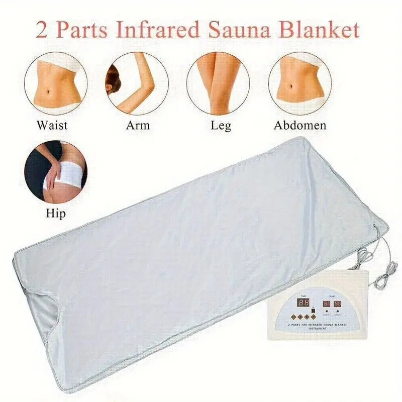 Far Infrared Sauna Blanket For Slimming & Detox(White) - Image 6