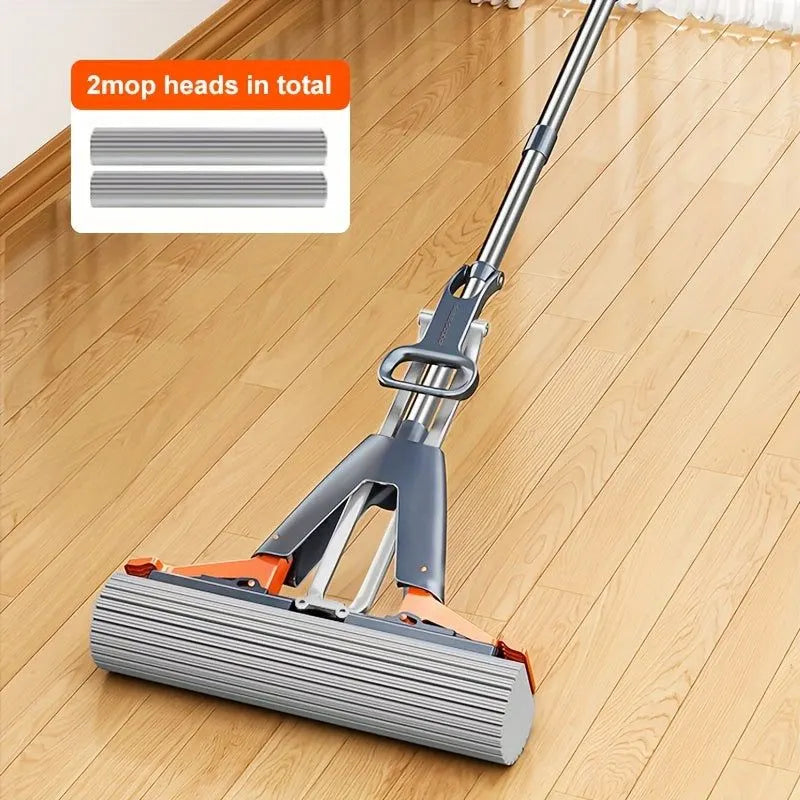 Sponge Mop Super Absorbent with 2 Mop Heads - Image 6