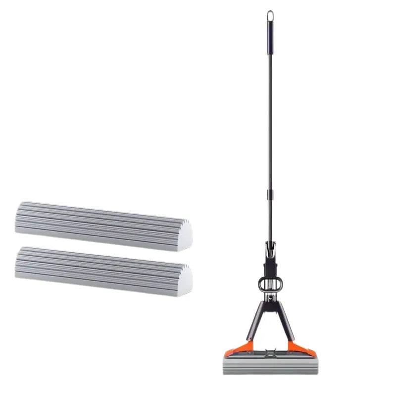 Sponge Mop Super Absorbent with 2 Mop Heads - Image 7