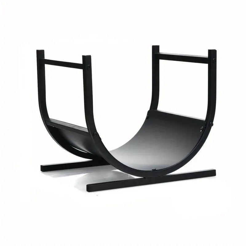 U-Shaped Metal Firewood Rack Stand - Image 5