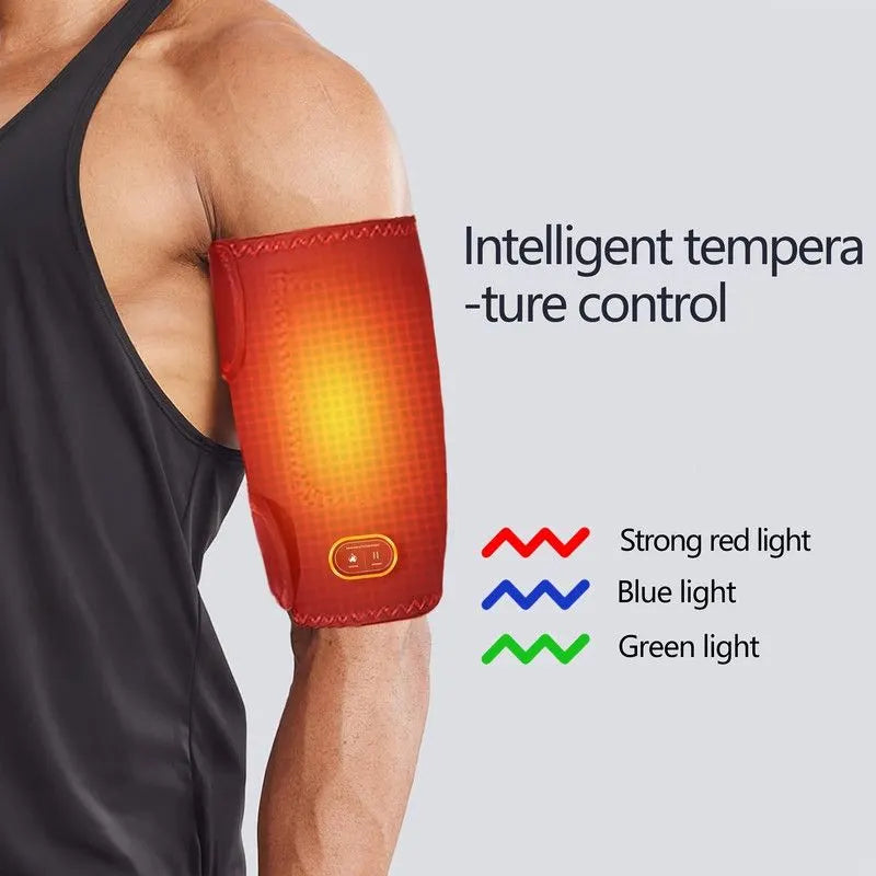 Heated Arm Massager Sleeve with USB Compression Therapy - Image 3