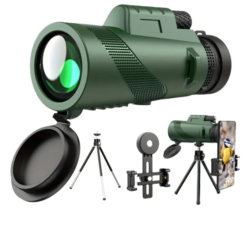 HD Monocular Telescope with Phone Holder and Tripod - Image 5