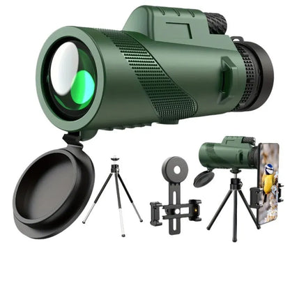 HD Monocular Telescope with Phone Holder and Tripod - Image 5
